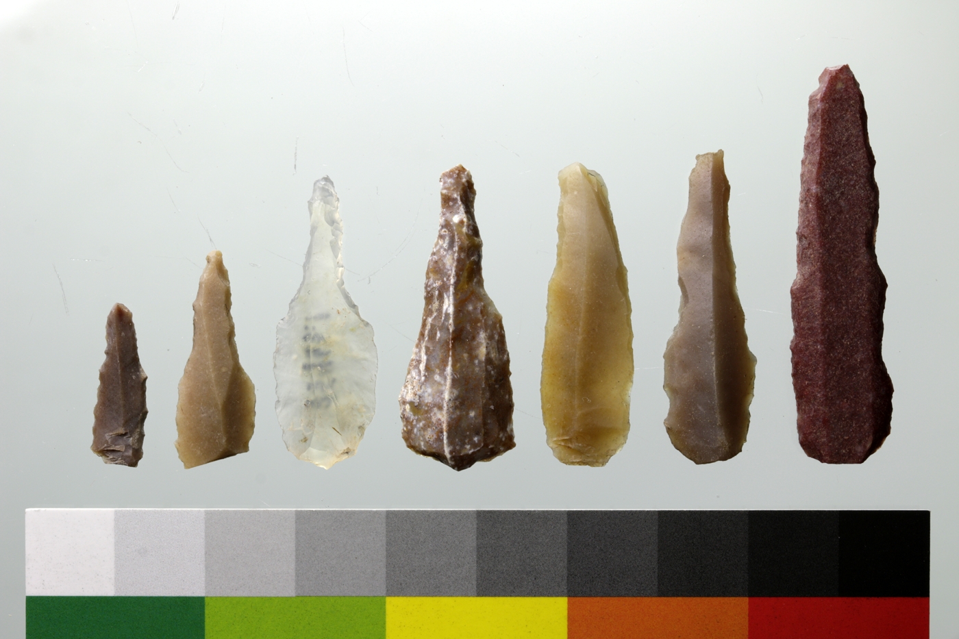 Bohrer von unterschiedlicher Größe und Rohmaterial